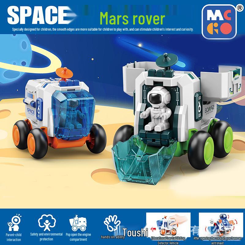 Kids' Inertial Transforming Astronaut Car - Rocket Spaceship Trendy Toy