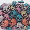 WHTUOHENG Skull Shape White Crystal Black Purse For Party Prom Handbags Luxury Mini Diamond Dinner Clutches Desgin Cocktail Bags