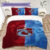 Trabzonspor Desenli Yatak Örtüsü, Yorgan Seti Yorgan Kılıfı Yastık Kılıfı Ev Doğum Günü Hediyesi(1 * yorgan kılıfı + 2 * yastık kılıfı, iç dolgusuz)_lx