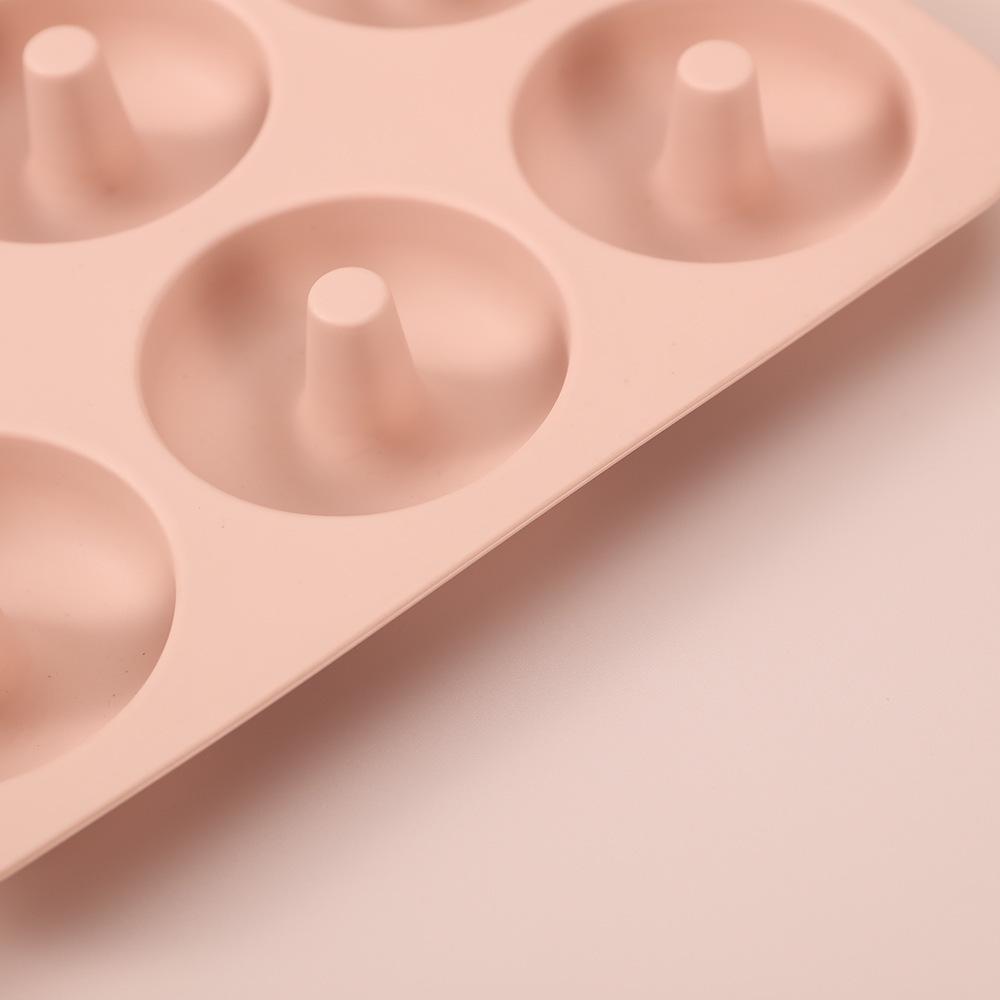 Silicone 6-Cavity Round Donut and Cookie Mold for DIY Baking