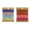 Bohemian 24-Piece Hair Ties Set - High Elastic Elegant Ponytail Accessories & Bracelets