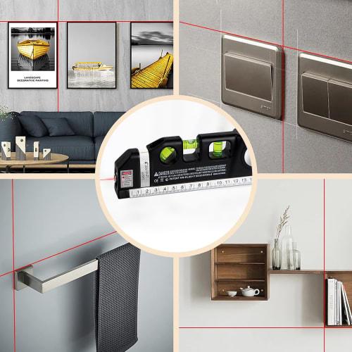 Multi-function Level, Horizontal and Vertical Measurement, with Tripod and Tape, for Measuring Interior Decorations
