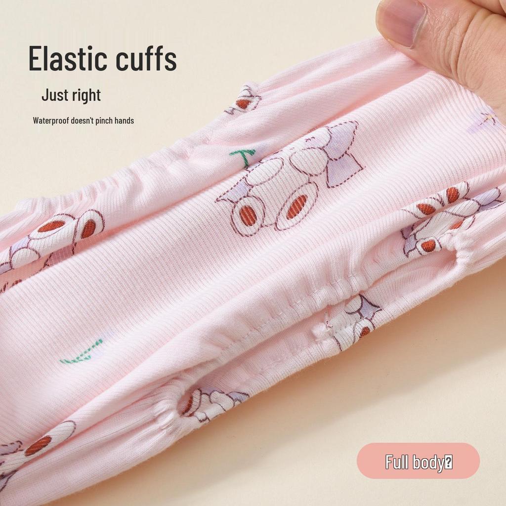 Class A Pure Cotton Quick-Dry Stain-Proof Baby Arm Sleeves - Bite Resistant, Winter Protection for Boys & Girls.
