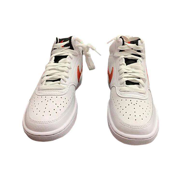 New Nike Court Vision Mid White/Red Women's DD8494-169