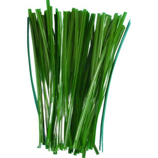 TRUSCO Gardening Vinyl Ties, 4mm Wide X 150mm Long, Green (100 Pieces) GVT150-100 X 50 Bags [Case Sale]