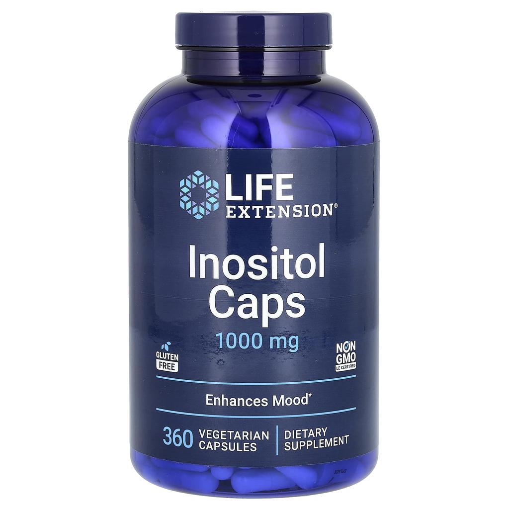 Inositol Capsules, 1,000Mg, 360 Veggie Capsules