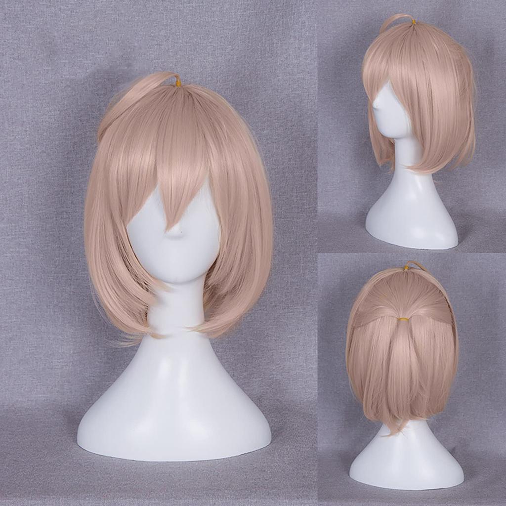 [milky time] Fate/Grand Order Okita Souji FGO Cosplay Sakura Saber Costume with Wig, Okita 3rd Ascension Fate Grand Order (L)