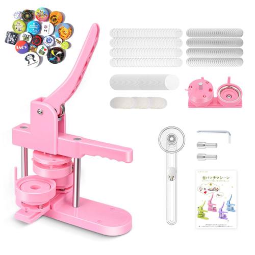 58mm Badge Making Machine, 100 Badge Materials Included, Compact and Lightweight, DIY Toy, Craft, Handmade Gift
