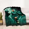 Juventus Team Celebration Blanket Durable Comfort Suitable for Sofa Bed Office for All Seasons Digital Print Birthday Christmas Gift Blanket