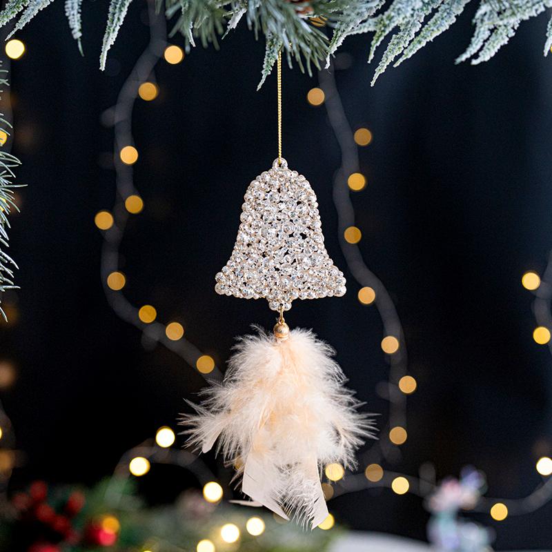 

1Pc Atmosphere Holiday Feather Pendant Christmas Pendant Gift Christmas Feather Decoration Christmas Elements