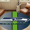 Seattle Seahawks Logo Round mat, Anti-slip Circle Carpet Chair rug For livingroom,Bedroom, doormat home decor Gift Christmas Gifts