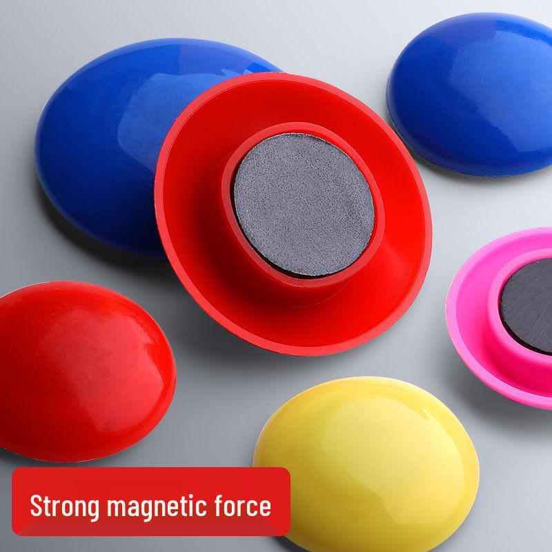 Round Colored Whiteboard Magnet Clips - Strong Magnetic Hold for Blackboard & Whiteboard