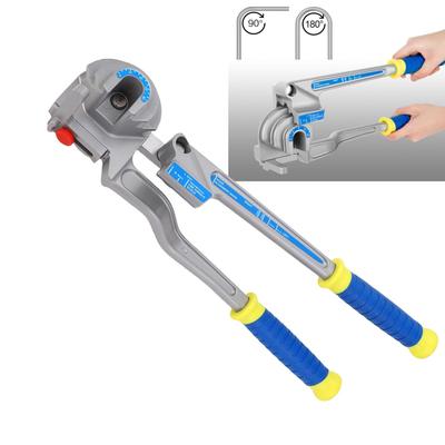 Tubing Bender 3 In 1 Design 0-180° Aluminum Alloy Portable Manual Pipe Bender Tool for Air Conditioner Maintenance 6mm/10mm/12mm