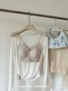 Sexy Summer Neck Cross Beautiful Back Seamless Jelly Strip Big Halter Gather Comfortable Breathable Versatile Underwear Women