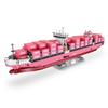 Containerschiff Bausteine, Pädagogisches Spielzeug für Kinder, Puzzle-Montagemodell, Kreative Schreibtischdekoration & Geburtstagsgeschenk für Jungen/Mädchen