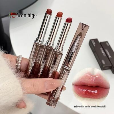 Sashino Crystal Luminous Hydrating Lippenstift: Feuchtigkeitsspendender, glasiger, langanhaltender, nicht klebender Lipgloss für volle, klare Lippen.