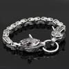 European Adjustable Stainless Steel Viking Retro Titanium Bracelet Wristband