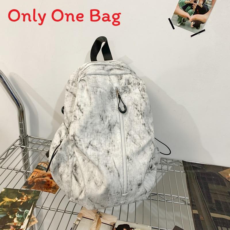 Classic Nylon Student Backpack With Design For School And College Use