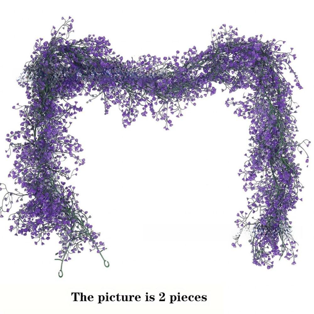 Realistic Black Fake Vine Fall Garland Ferns Realistic Vines Decor for 1PC Home Wall Decor