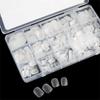 Gifts Ultra Short Matte Nail Tips Waterdrop Almond Shape Thin Seamless False Nails No Trace Artificial Nails