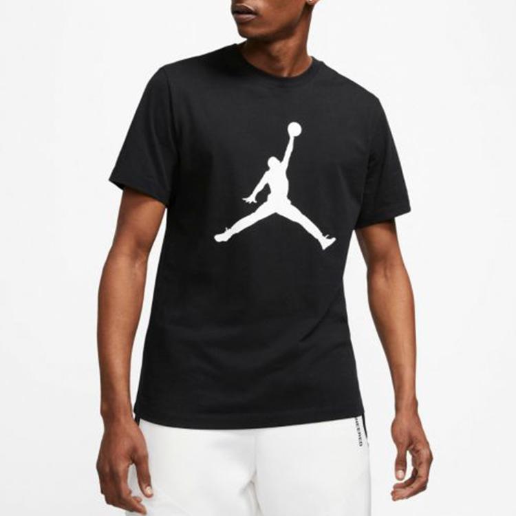 Jordan Air Jumpman T-shirt Black/White Men Streetwear CJ0921-011