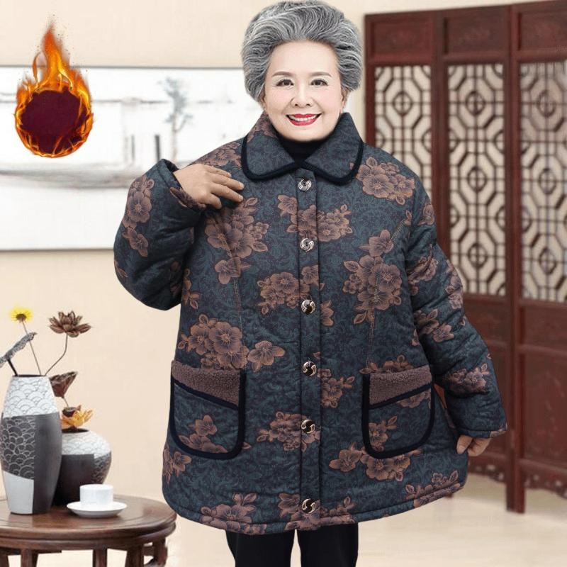 

Плюшева Товста Куртка з Підкладкою Жіноча Повна Мама Плюс Повна Плюс Розмір 300 Кг Куртка з Підкладкою XL