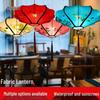 Chinese Classical Red Lantern: Modern Stretch Fabric Lamp for Hotels, Tea Houses, and Hot Pot Restaurants