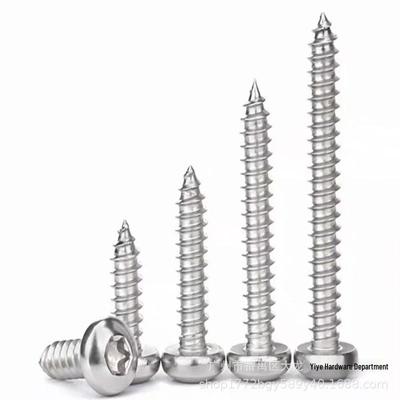 Tornillos Autorroscantes Torx de Cabeza Pan Antirrobo de Acero Inoxidable 304 M3.5/M4/M5/M6