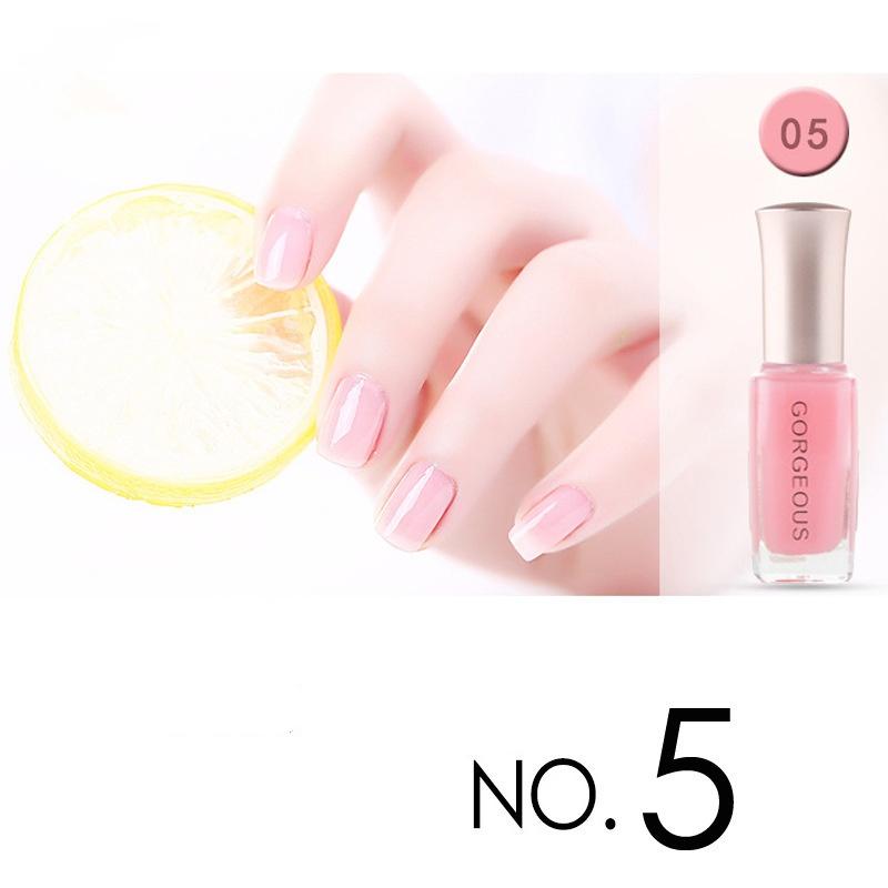 New Jelly Nail Polish Candy Nude Quick Drying Translucent Jelly Nail Polish