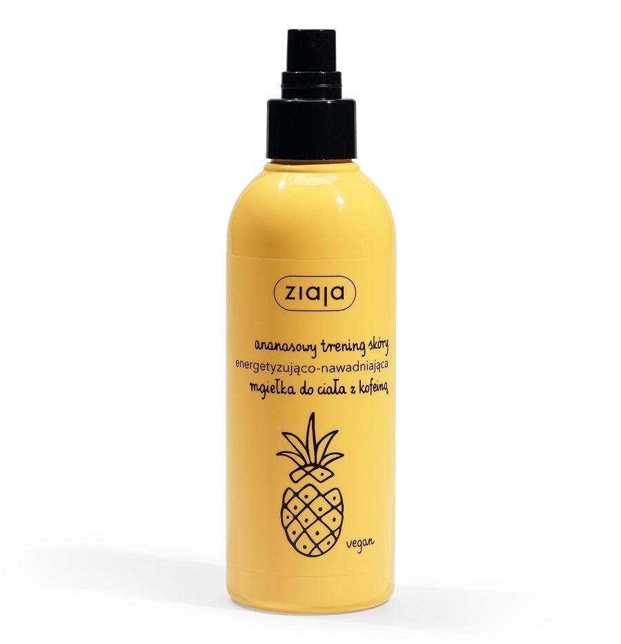 Ziaja Pineapple Skin-Boosting Body Mist with Caffeine, 200ml