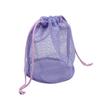 Lightweight Women Mesh Shower Caddy Bag Portable Travel Mini Toiletry Cosmetic Bag for Beach Swimming Dorm