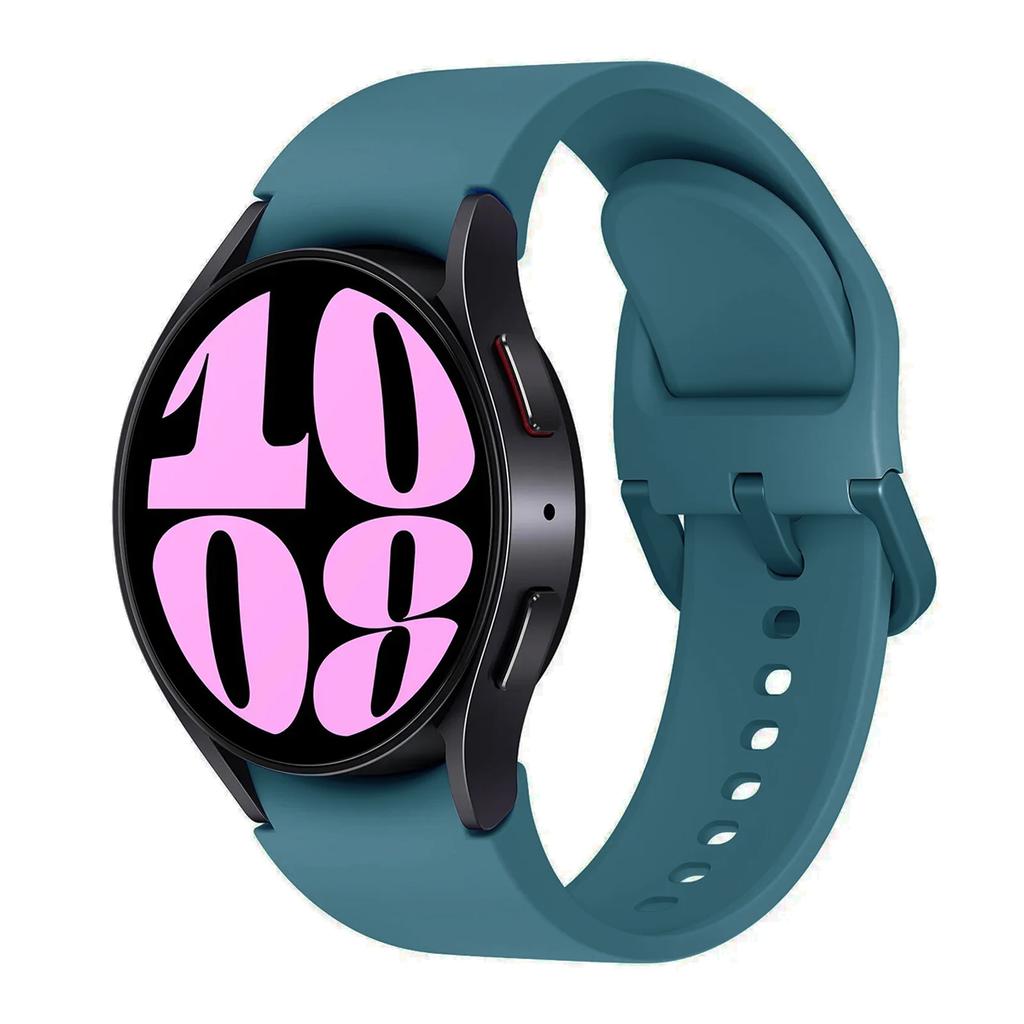 Silikonowy pasek Do Samsung Galaxy watch 6 4 Classic 47mm 43mm 46mm Zakrzywiony oryginalny zamienny pasek Do Watch 7 6 5 4 40mm 44mm