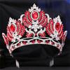 Couronnes en cristal élégantes avec peigne pour femmes, magnifiques tiares de princesse pour anniversaire et célébration spéciale