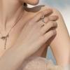Classy Dragonfly Copper Pearl Ring For Women Stylish Geometric Design For Elegance Effortless