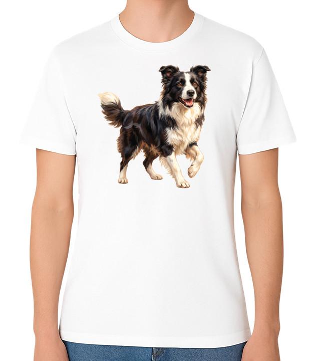

Border Collie Dog Graphic Unisex T-Shirt Animal Lover Tee 5XL різнокольоровий