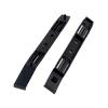 1Pair Chassis Hard Drive Mounting Plastic Rails for 3.5 To 5.25 HDD Bracket, Black