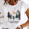 Summer Bee Animal Cartoon Cute Round Neck Pure Cotton Printed Unisexs and Womens Short Sleeved New Personalized Casual Tshirt