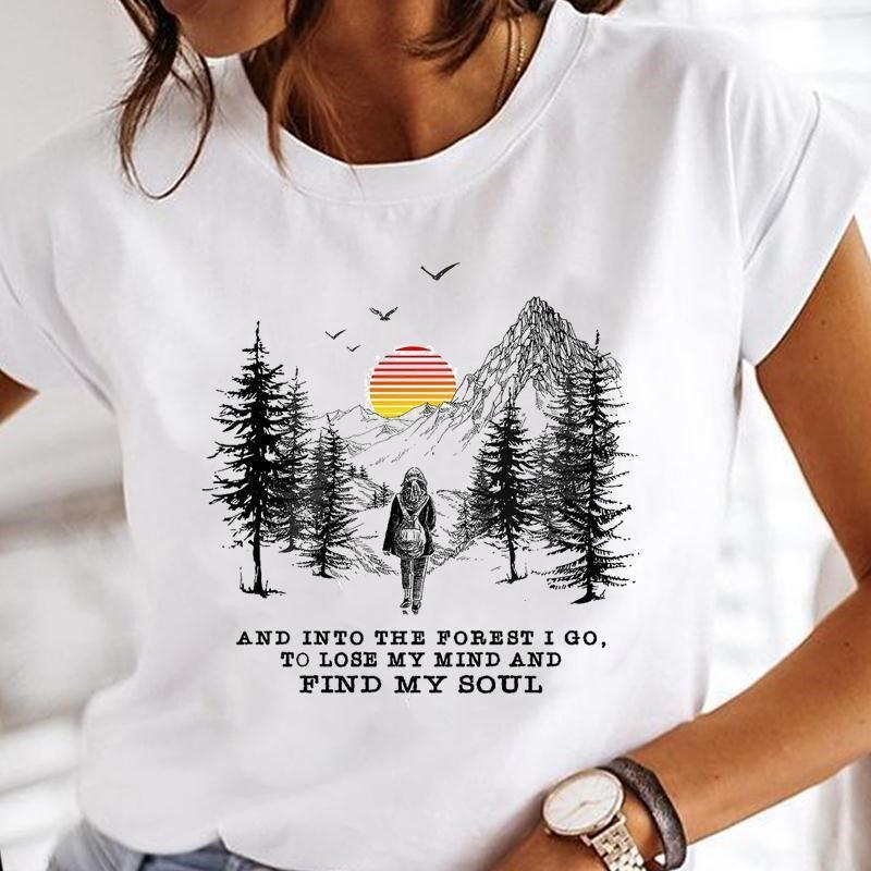 Summer Bee Animal Cartoon Cute Round Neck Pure Cotton Printed Unisexs and Womens Short Sleeved New Personalized Casual Tshirt