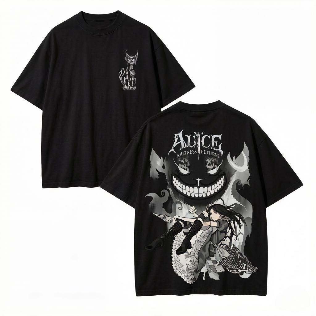 Alice Madness Returns T Shirt Couples Unisex Personality Clothes Year Round Clothing Classic Soft