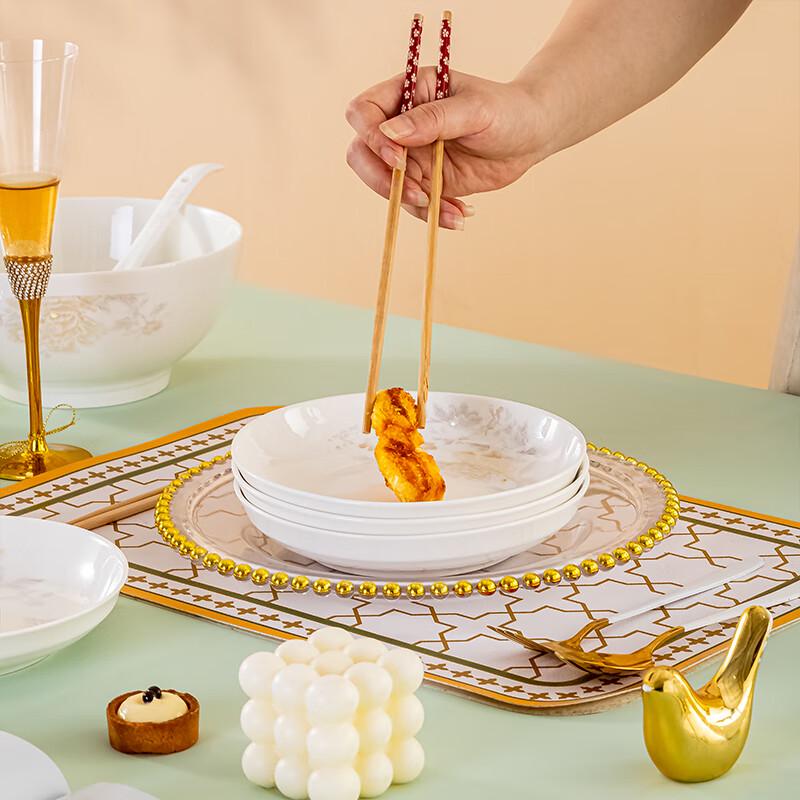 Taoxianghui Ceramic Dinnerware Gift Set for 6