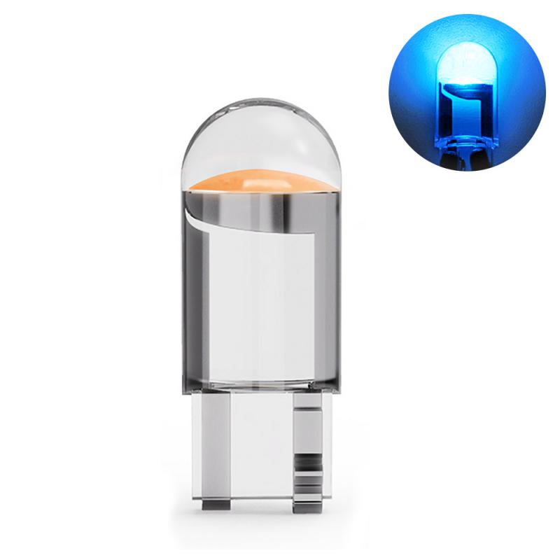 2 Stück/Set Auto LED T10 W5W Canbus Glas COB 6000k Lese-Innenraumleuchte Markierungskeil Kennzeichenleuchte Glühbirne 168 194 192 DC 12V Licht