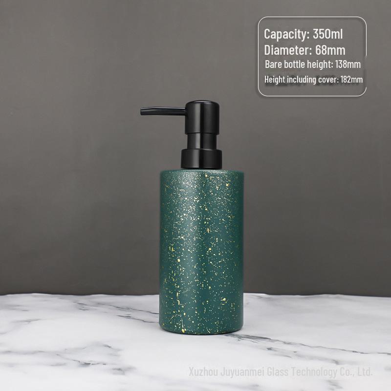 Nordic Style Glass Lotion & Soap Bottle for Home, Hand Sanitizer, and Hotel Shower Gel