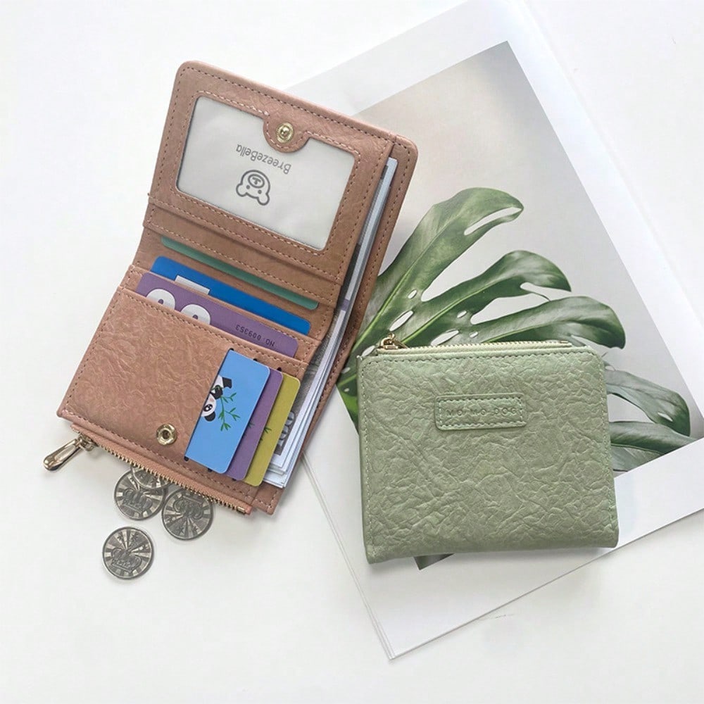 Korean Version Retro Folding Wallet Mori Retro Buckle Change Purse