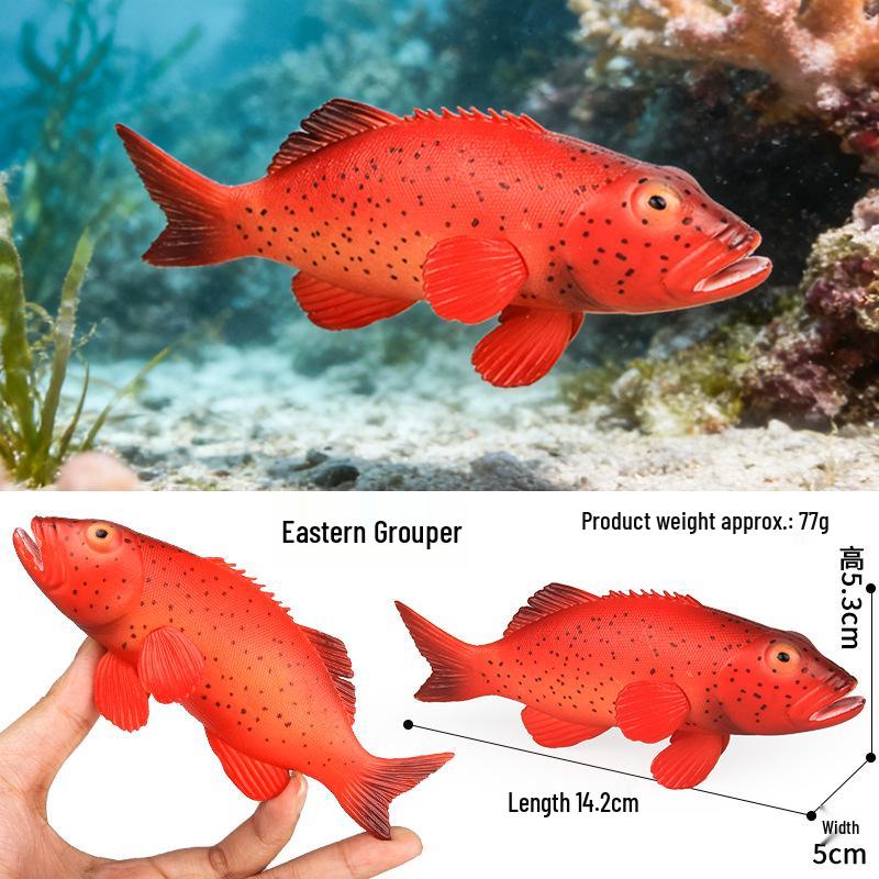 Ocean Crab Simulation Toy Set: Includes Hermit, Swimming, and Three-Spot Plastic Models
