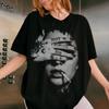 Lilith Feminist Shirt Not From The Rib Quote Tee Dark Feminine Graphic Women's T-shirts for Summer