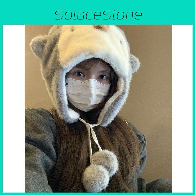 Lei Hat Penguin Feng Hat Ski Cap Thick Cold And Ear Protection Plush Animals