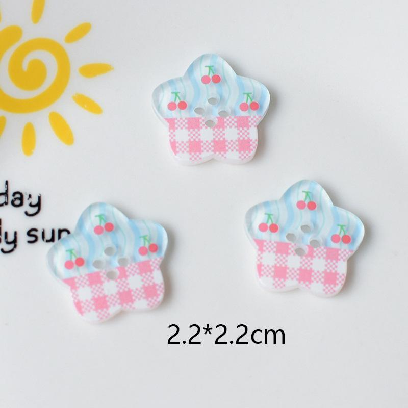 

Button Children s Baby Sweater Cardigan Button Handmade Accessories Decorative Button 10pcs різнокольоровий