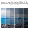 Junestar 52MM Neutral Density Lens ND Filter ND2‑ND400 Adjustable for SLR Mirrorless Camera Lens