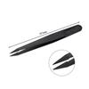 8 Styles Black Carbon Fiber Plastic Tweezers Kit for Nail Art DIY Picking Needle Nose Pointed Curved Flat Tip Tweezers