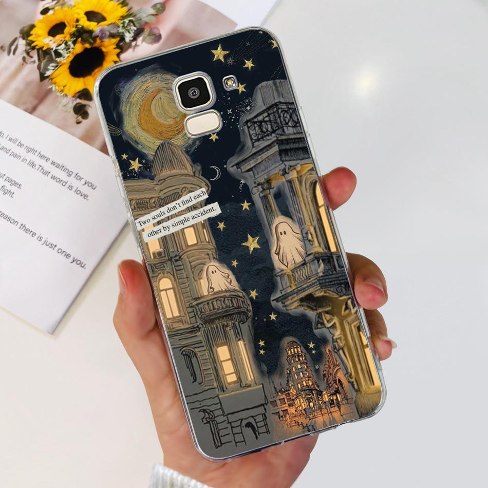 For Samsung Galaxy J6 J6+ 2018 Phone Case Samsung J 6 J6 Plus SM-J600F J610G Fashion Cool Pattern Soft Silicone TPU Cases